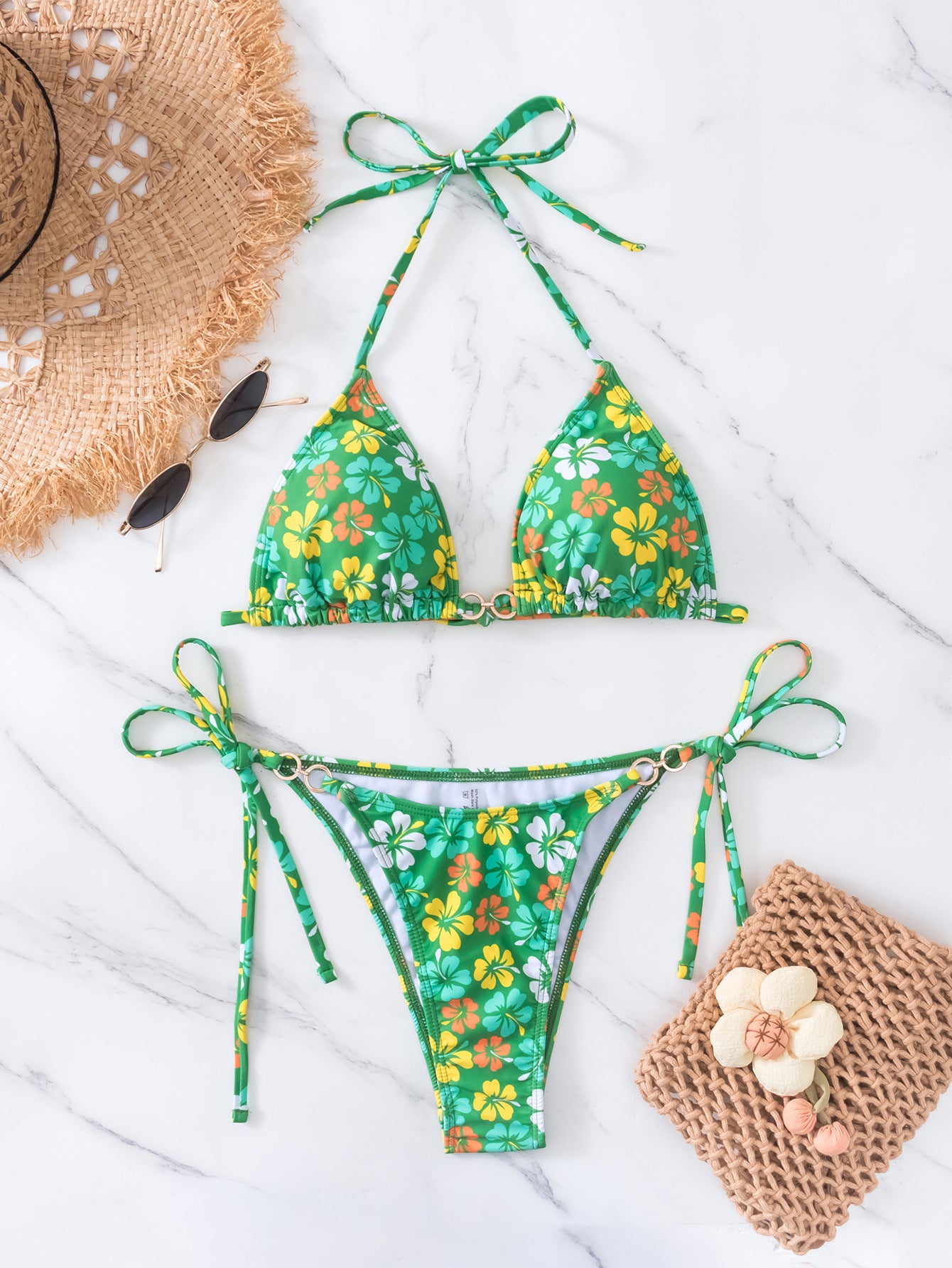 Bikini-Set im Resort-Stil