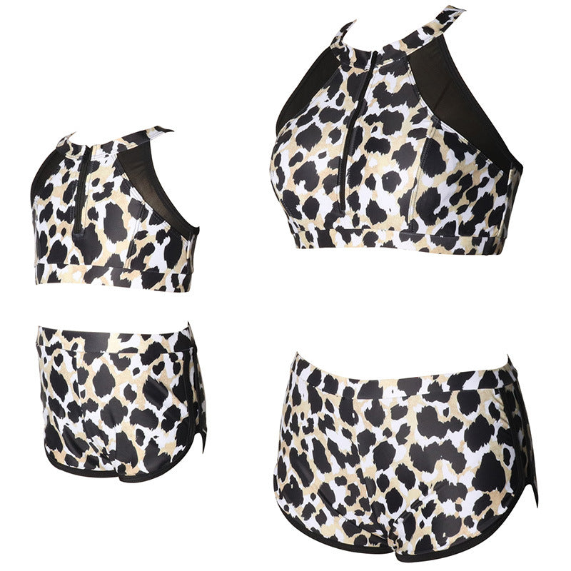 Style sports parent-child swimsuit