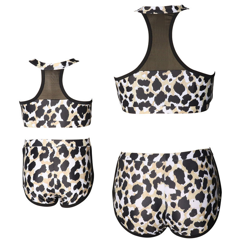 Style sports parent-child swimsuit