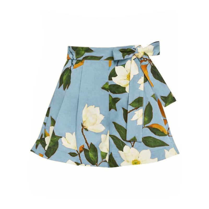Small Fresh Floral One-Piece Swimsuit Set