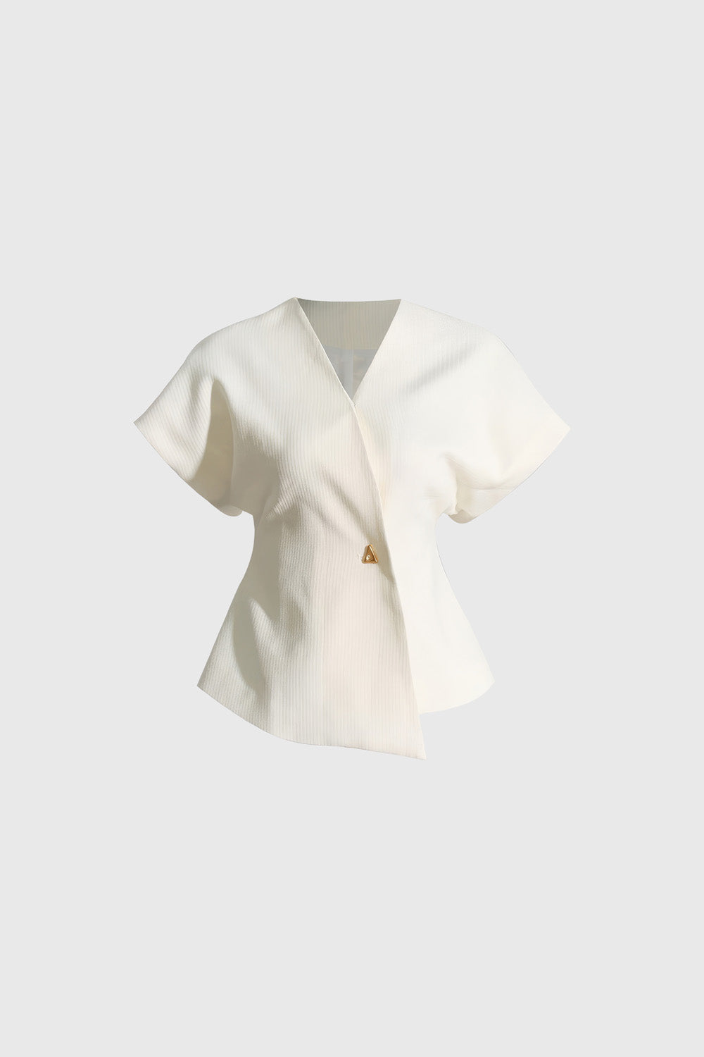 Chaleco de un solo botón - Blanco