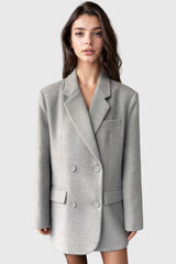 Warm Classic Blazer- Grey