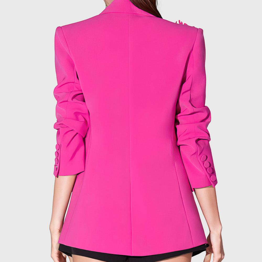 FUCHSIA Blazer mit Blumen