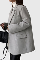 Warm Classic Blazer- Grey