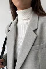 Warm Classic Blazer- Grey