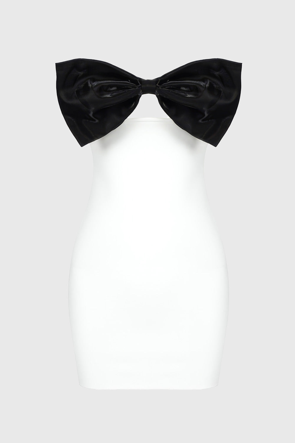 Minivestido de cinta - Blanco