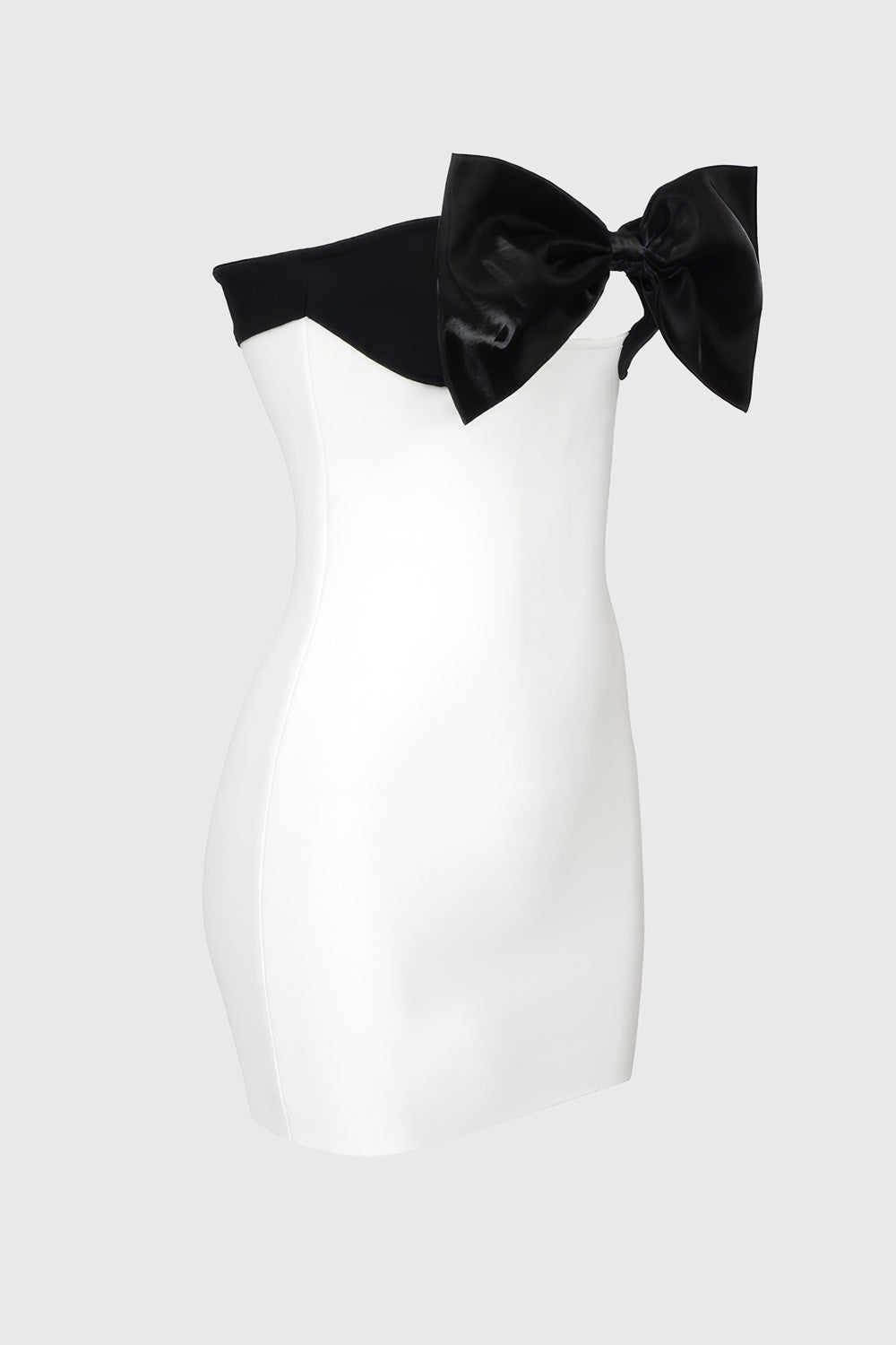 Minivestido de cinta - Blanco