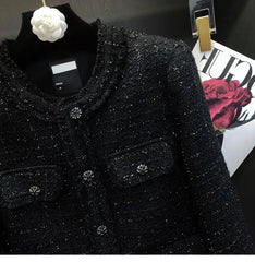 Black Tweed  Blazer - Autumn Winter 2024