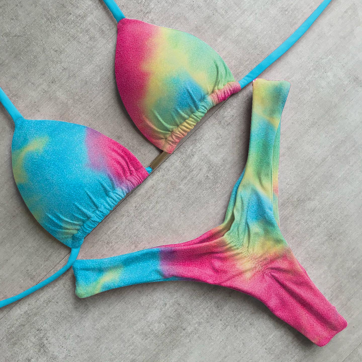 Trendiger Tie Dye Bikini 