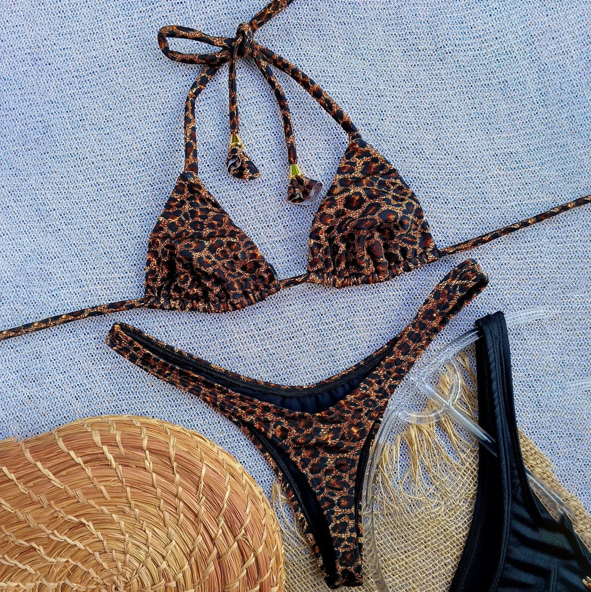 Leoparden-Sling-Bikini