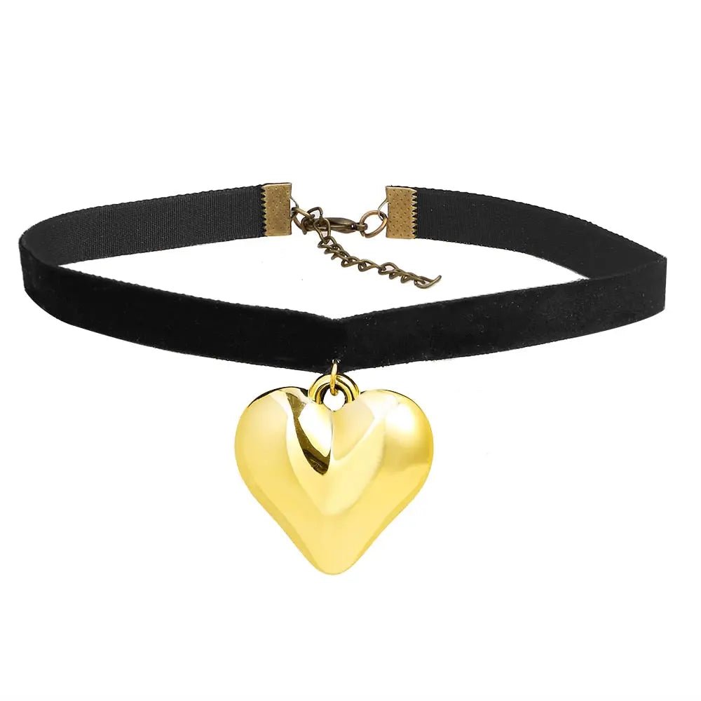 DIY-Schmuck, verstellbare Kette, Herz-Halsband für Damen 