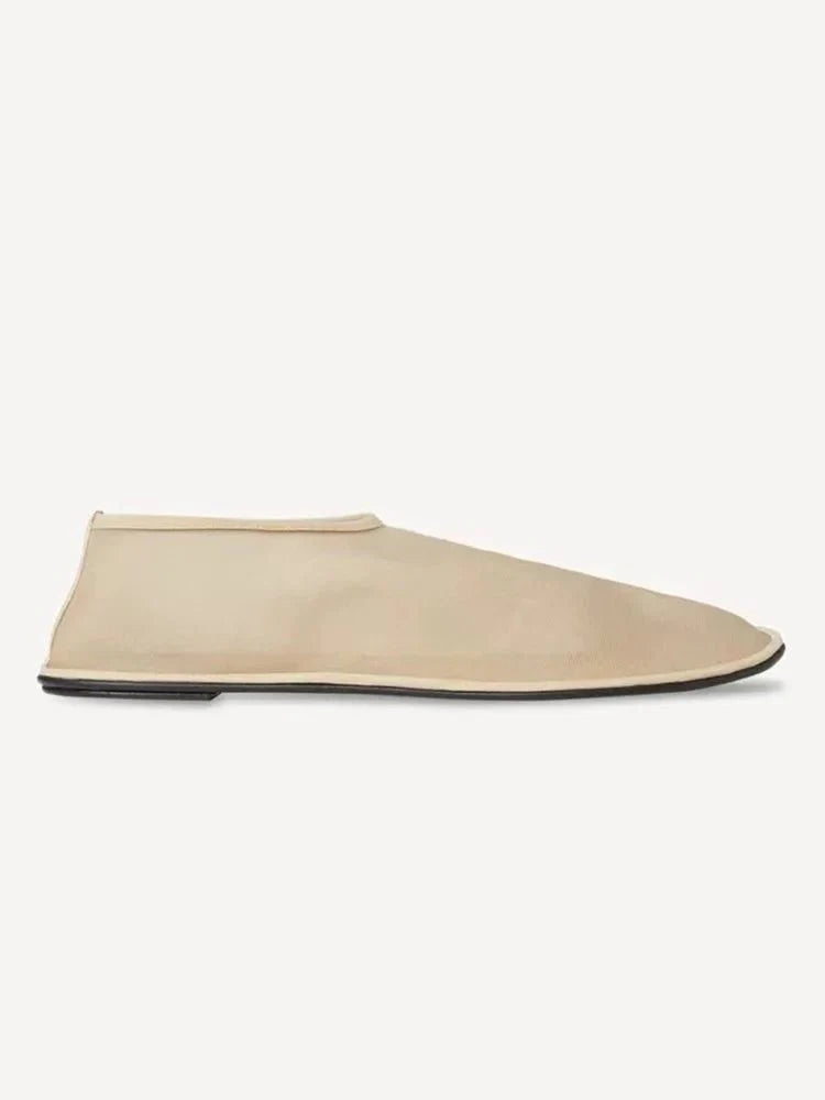 Elegante und gemütliche transparente Gaze-Loafer für Damen