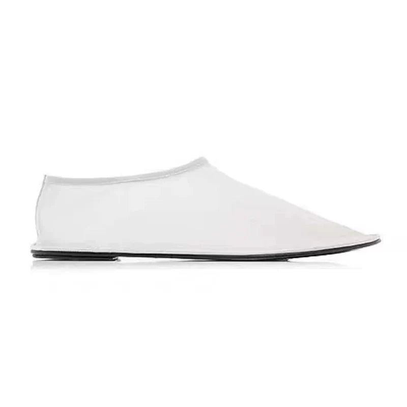 Elegante und gemütliche transparente Gaze-Loafer für Damen