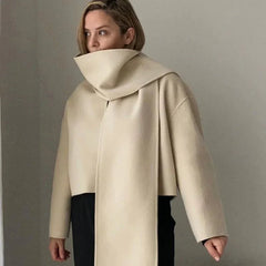 Eleganter Trenchcoat aus Wolle | Vintage Wintermode für Damen 