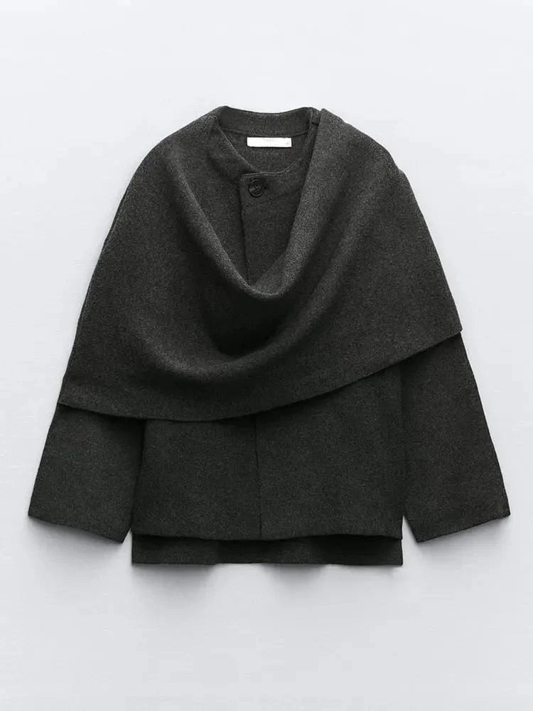 Eleganter Trenchcoat aus Wolle | Vintage Wintermode für Damen 