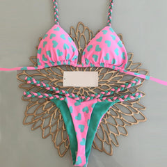 bikini con tiras de amor 