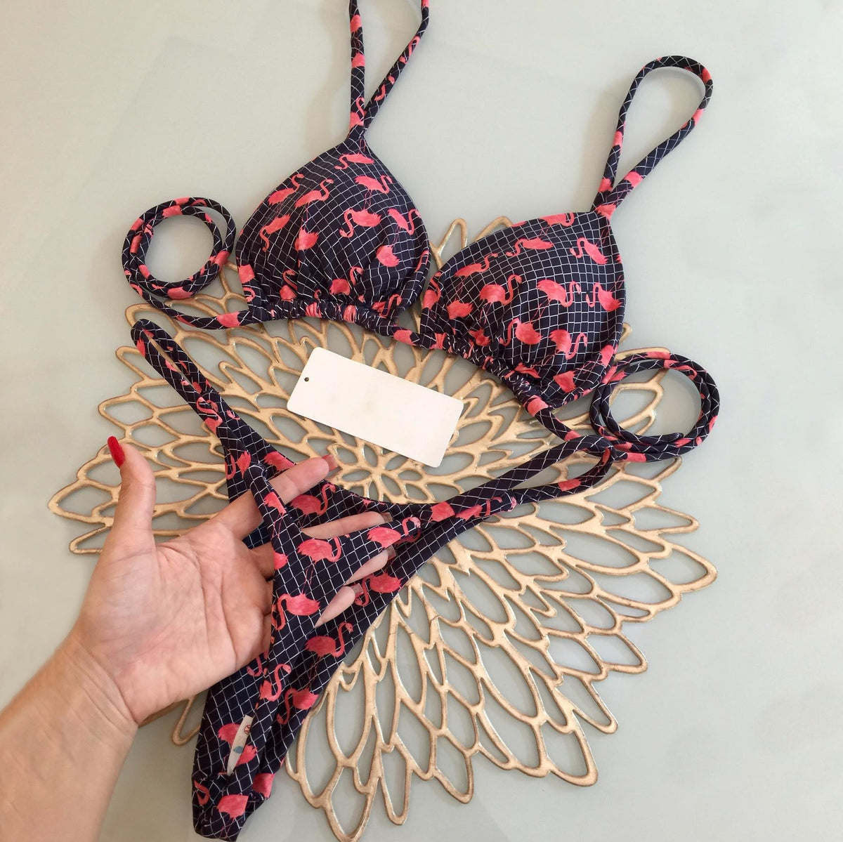 Traje de baño bikini de dos piezas Flamingo 