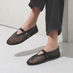 Modische Ballerinas aus Mesh für Damen