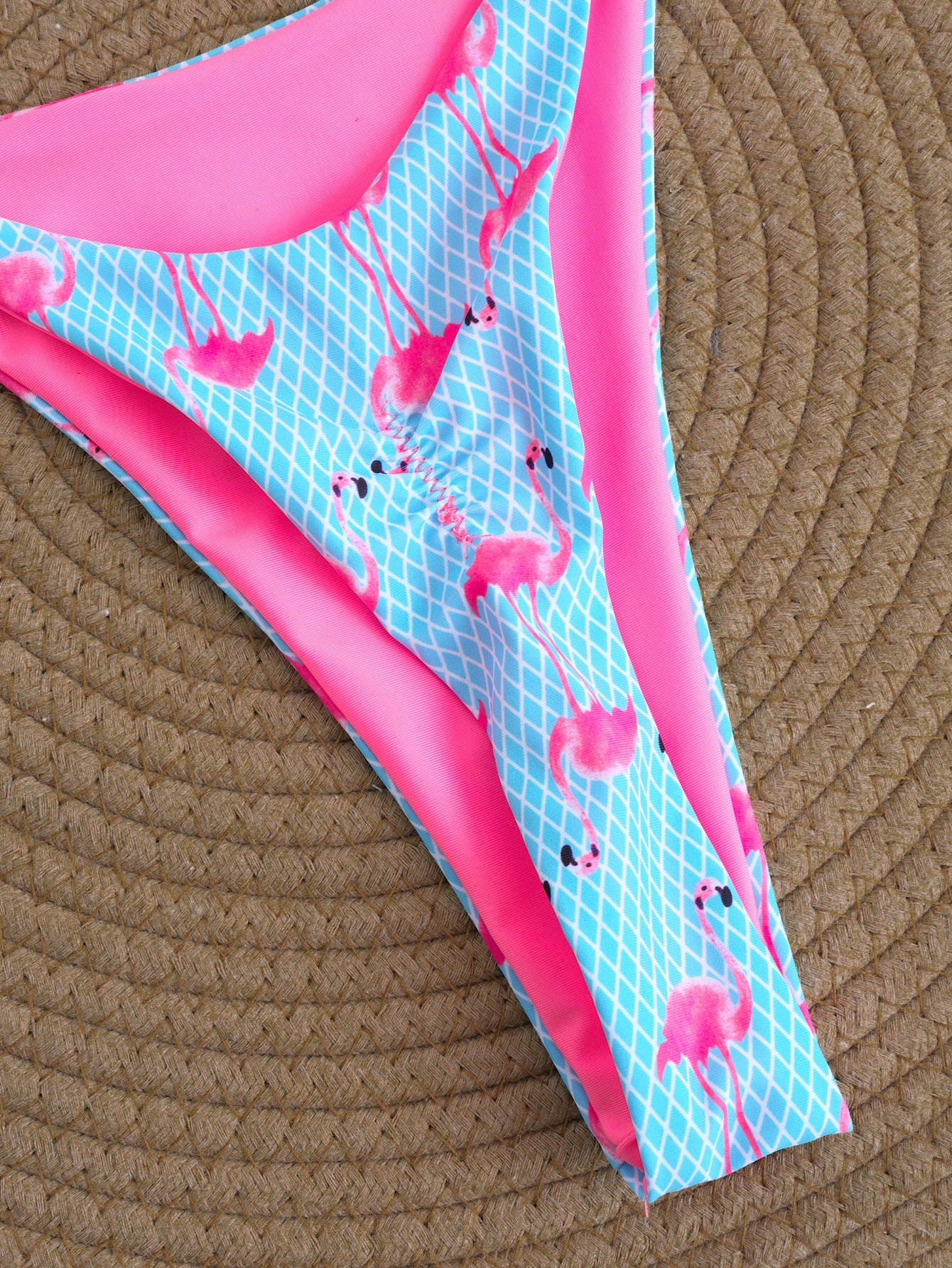 Flamingo Two-Piece Bikini Swimsuit