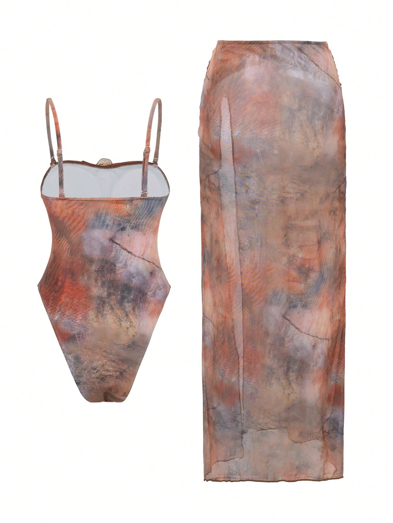 Holiday-Style Two-Piece Swimsuit