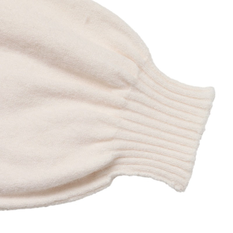 Christmas Heart Half-Turtleneck Sweater