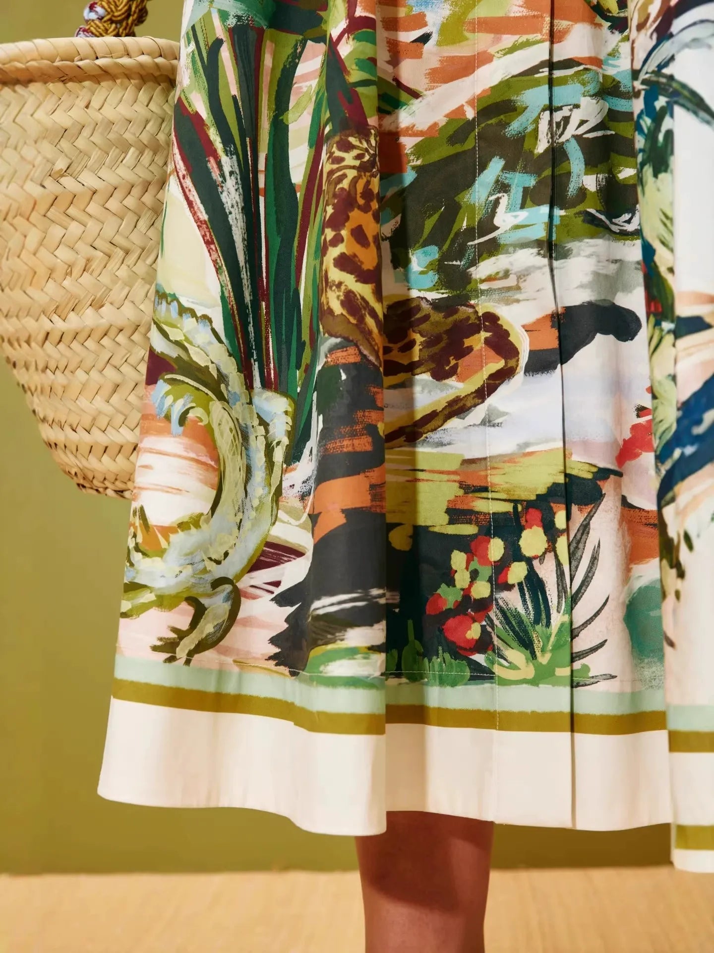 Bohemian V-Neck Flared Sleeve Dress