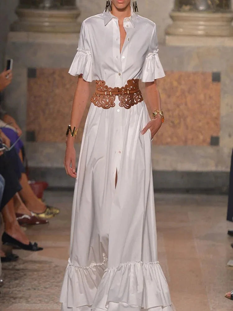 Luxury Wide Leather Corset Belt