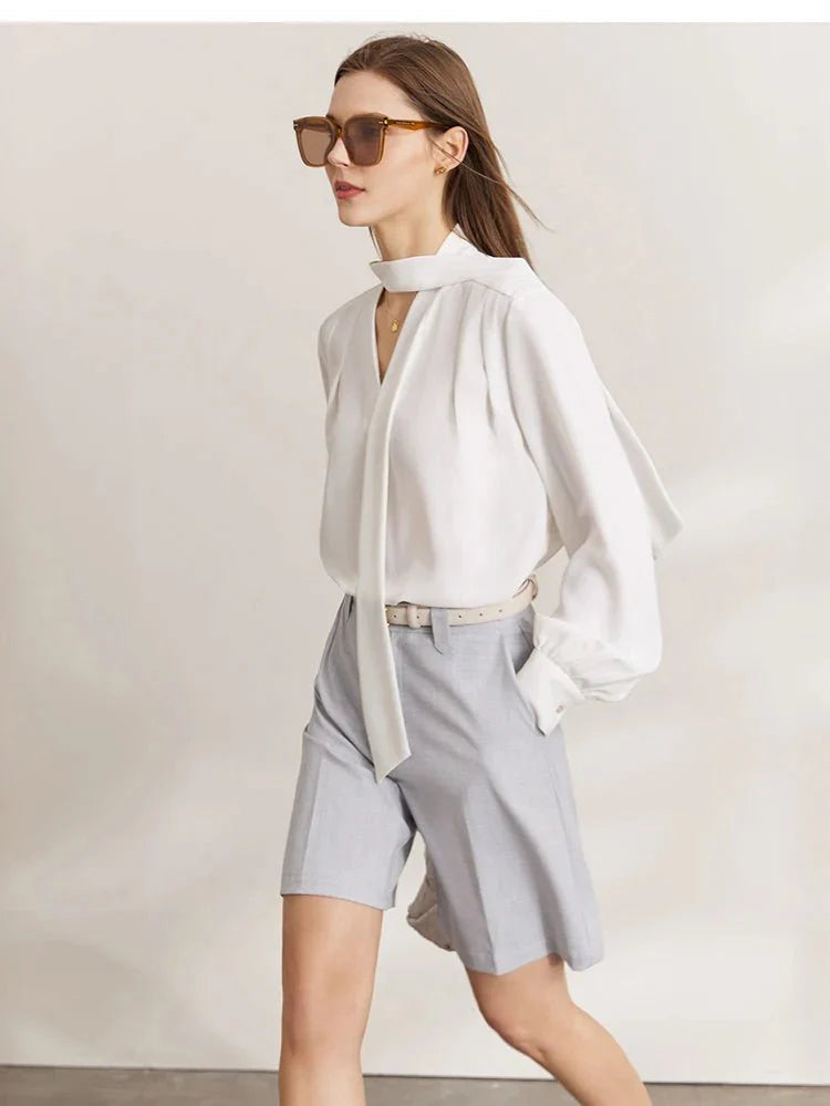 Minimalist Summer Suit Shorts for Women