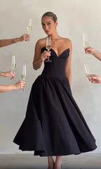 Vestido sexy sin tirantes y espalda descubierta - Tendencia de verano