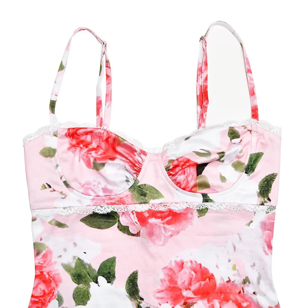 Vestido largo ajustado con tirantes finos y espalda descubierta para mujer