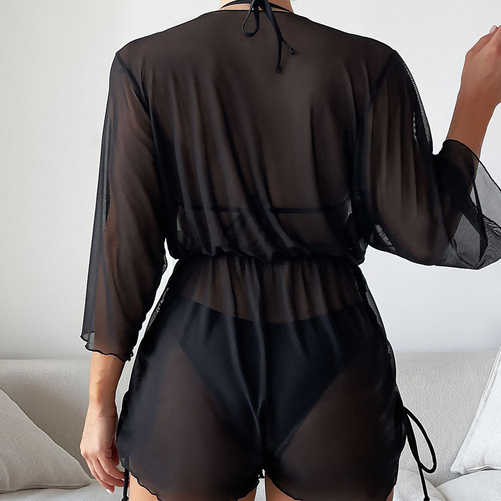 Drawstring Slide Stunning Drawstring High Cut Slide Triangle Brazilian Three Piece Biki