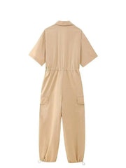 Sommer Damen Cargo Jumpsuit Streetwear 