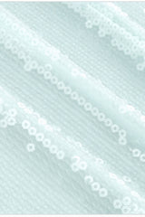 Paillettenkleid mit V-Ausschnitt - Türkis