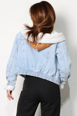 Denim Wool Jacket - Blue