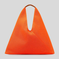 Bolso de lujo de nailon con diseño de cuadrícula triangular: Colección para mujer 2023 