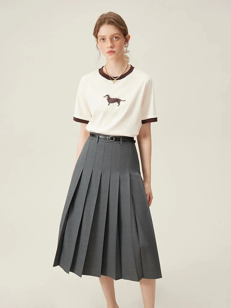 Women's Animal Print Cotton Tee