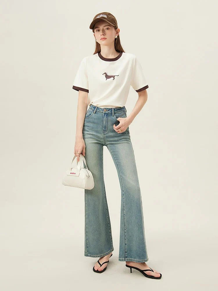 Women's Animal Print Cotton Tee