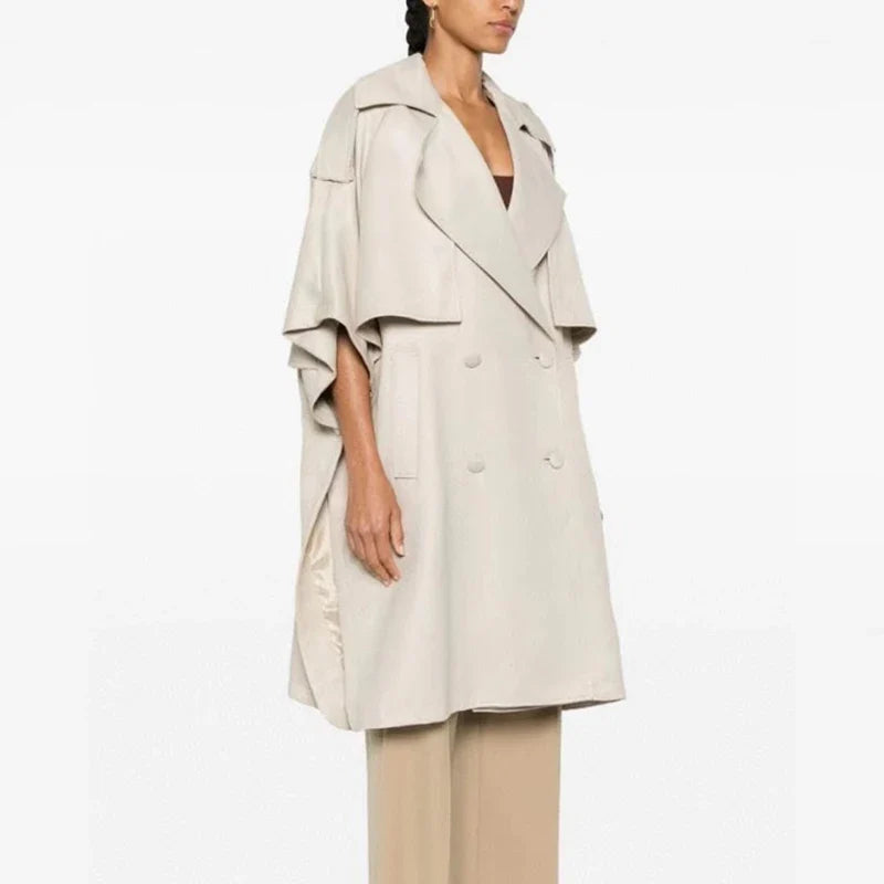 Designer-Zweireiher-Cape